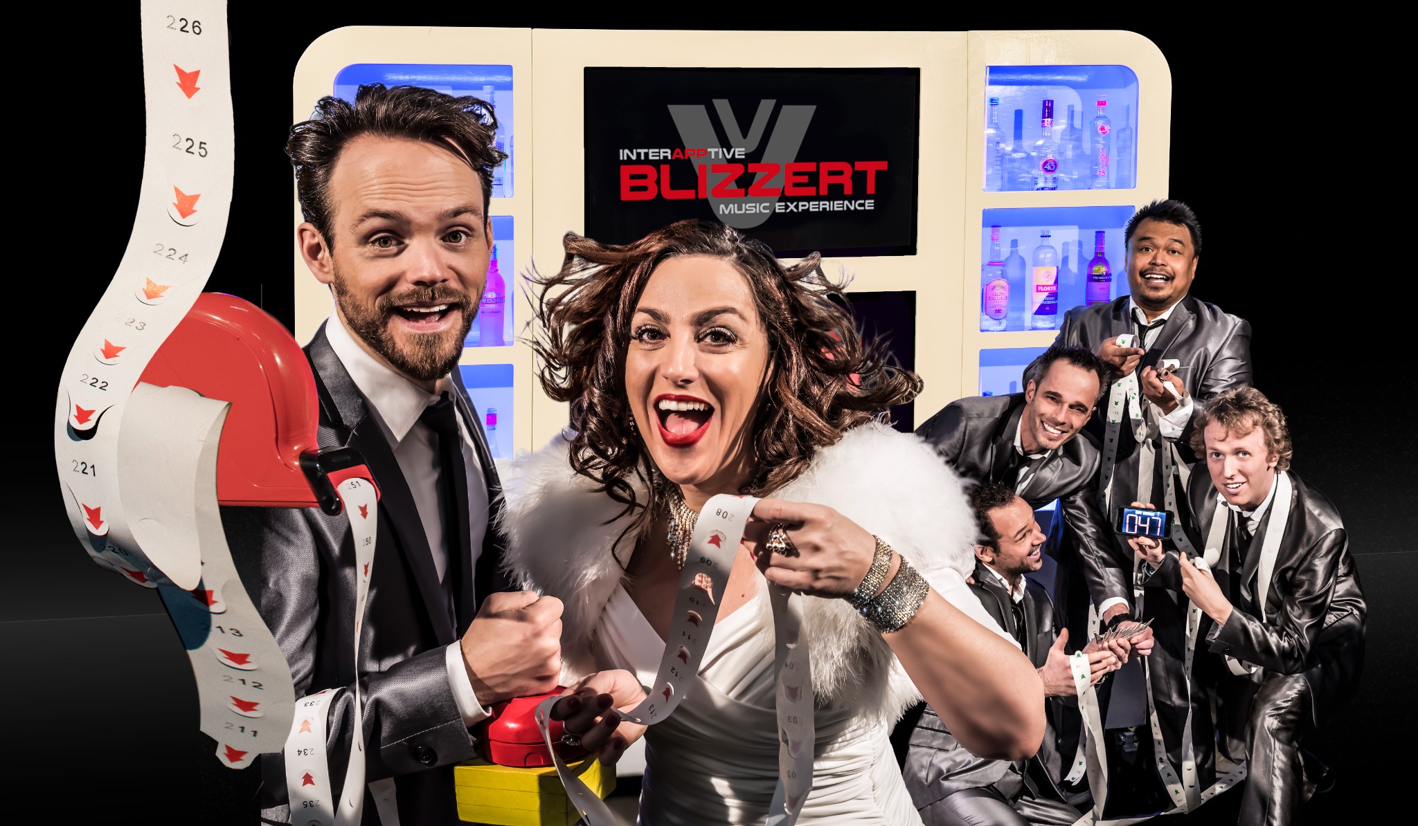 Blizzert live groepsfoto